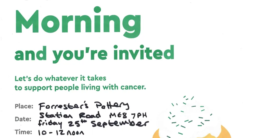 macmillan Coffee Morning Poster