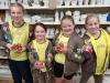 groups of local Brownies and Guides